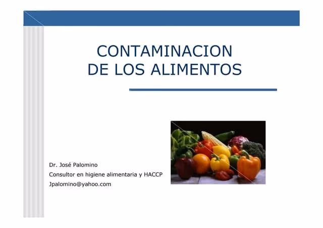¿Cuáles son los puntos de contaminación de los alimentos?