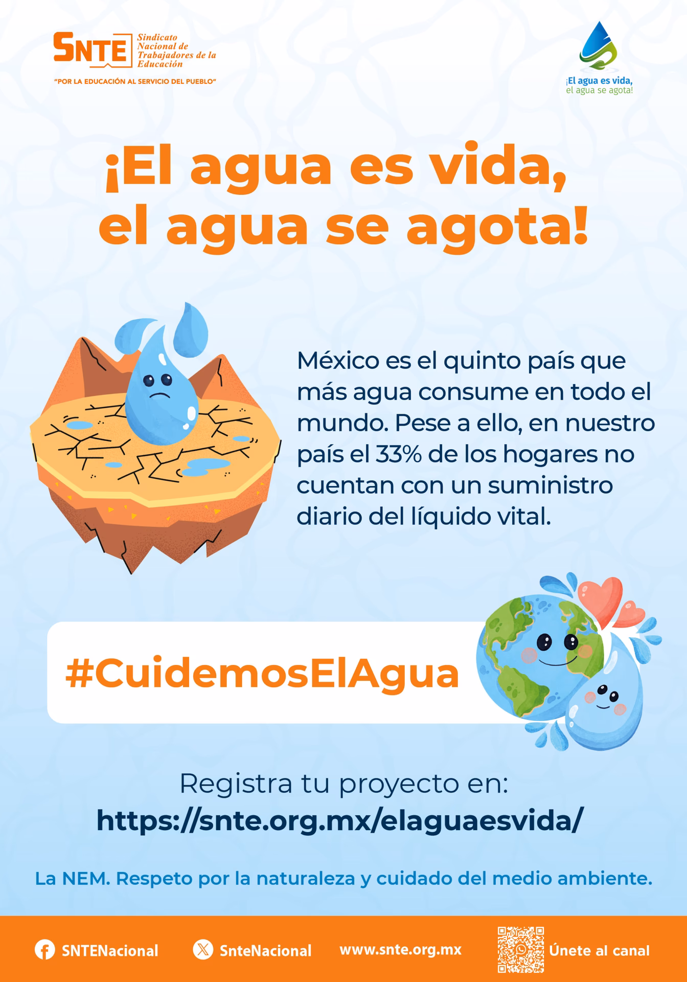 ¿Cuáles son los objetivos de un proyecto de cuidado del agua?