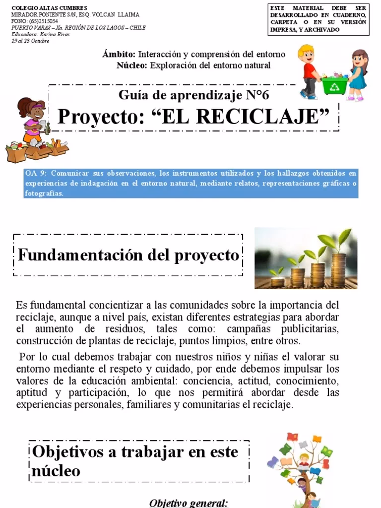 ¿Cuál es la importancia de reciclar?