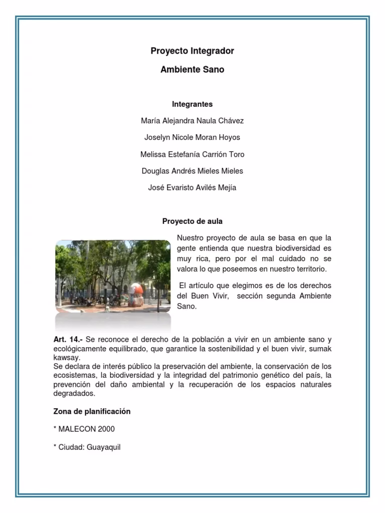 ¿Cuál es el objetivo del proyecto integrador de tercer grado de primaria?