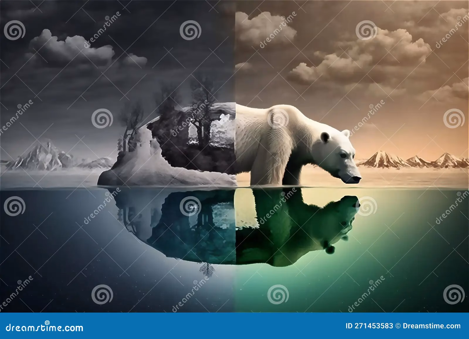 ¿Quién creó las figuras de hielo?