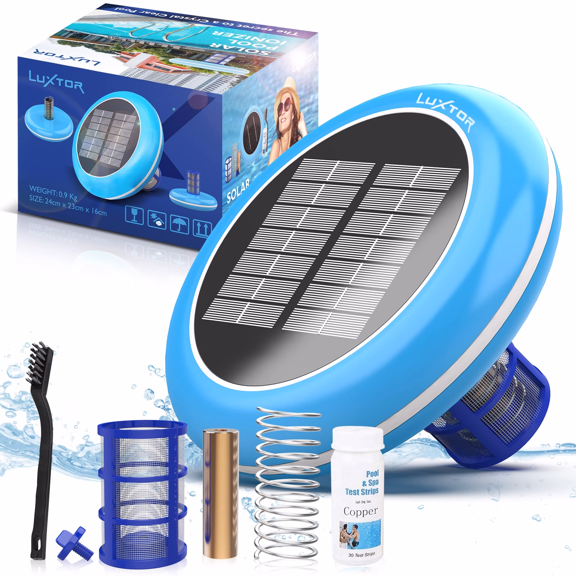 ¿Qué es un purificador de ionizador solar para piscinas?