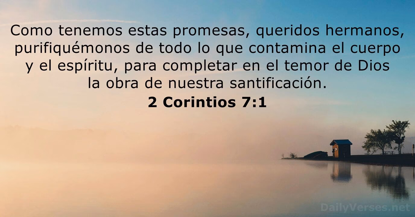 ¿Cómo ser purificado de la contaminación del pecado?