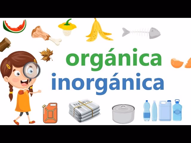 ¿Qué es la basura orgánica y inorgánica?