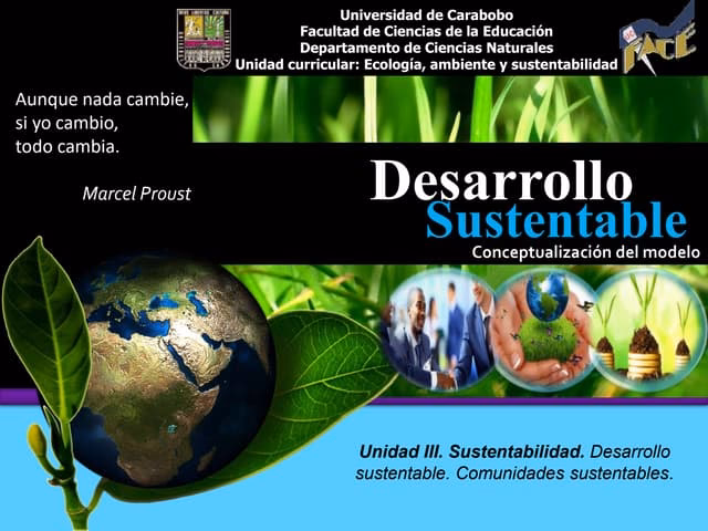 ¿Cuándo se creó el proyecto de Desarrollo Sostenible?