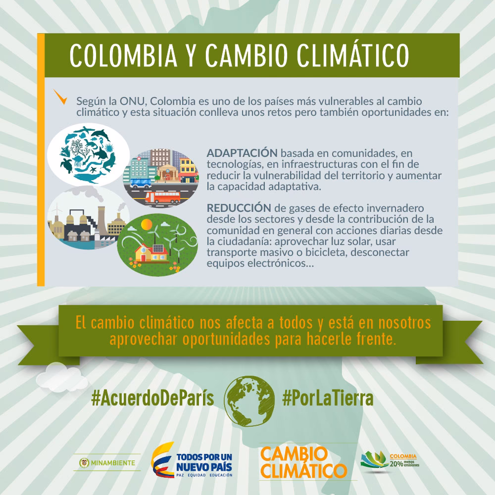 ¿Cuáles son los retos del cambio climático en Colombia?