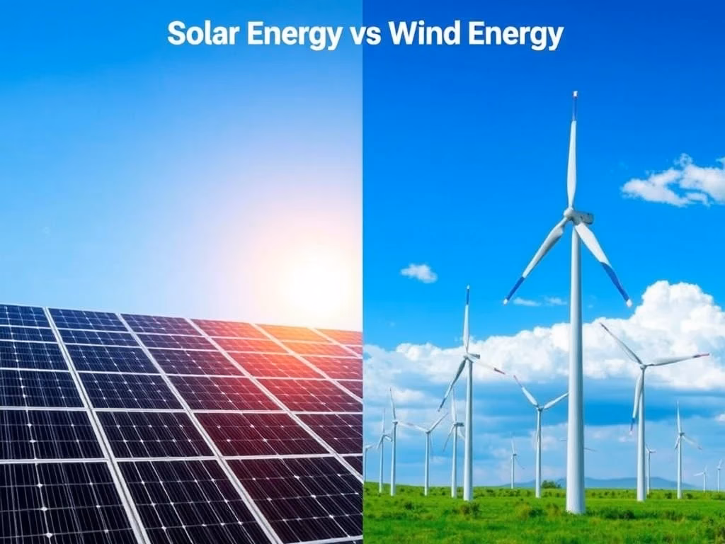 ¿Cuál es la diferencia entre un generador eólico y un panel solar?