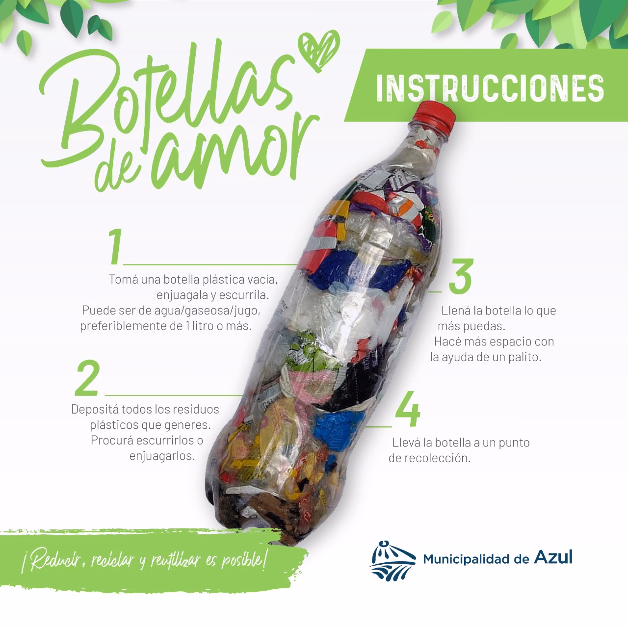 ¿Qué es el reciclaje de botellas de plástico?