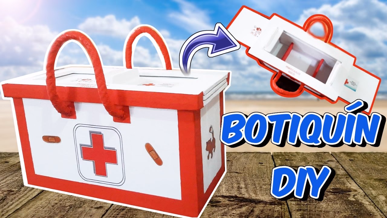 ¿Cómo hacer un botiquín de primeros auxilios con material reciclado?