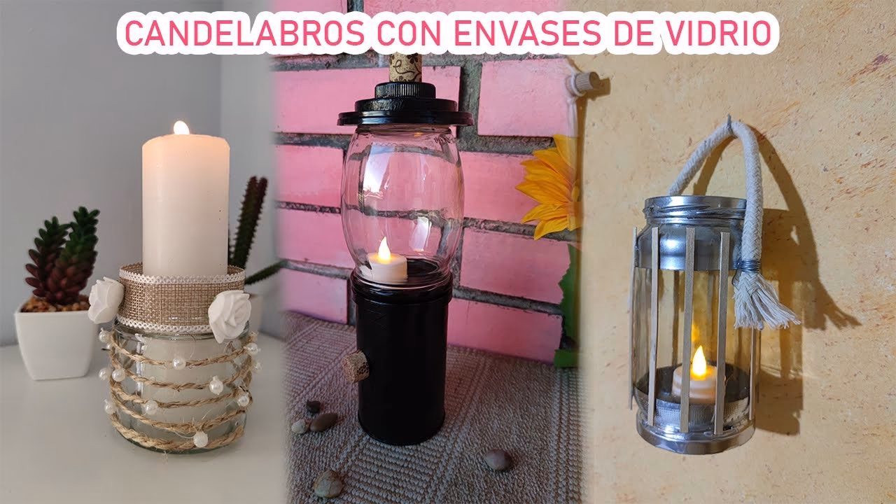 ¿Cómo reciclar candelabros?