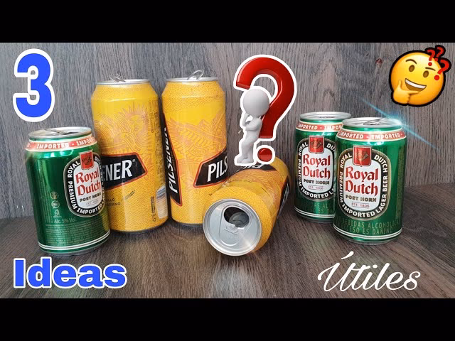 ¿Cómo se pueden reciclar las latas de cerveza?