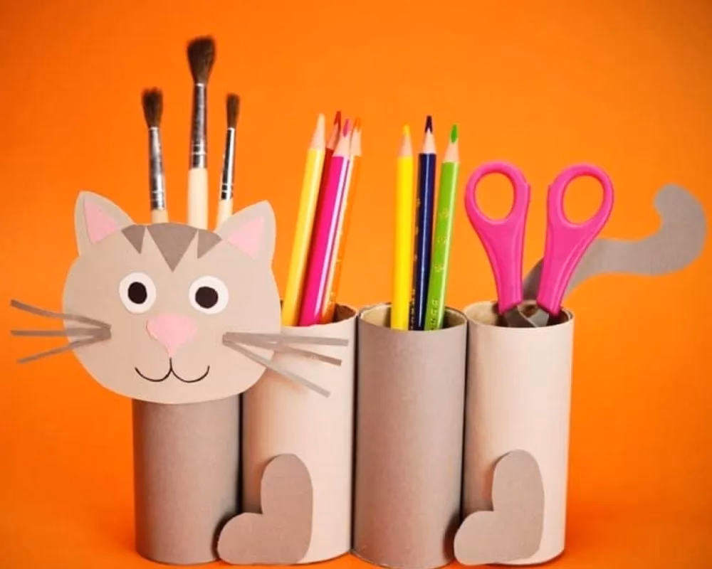 ¿Cómo reciclar los cables del papel higiénico?