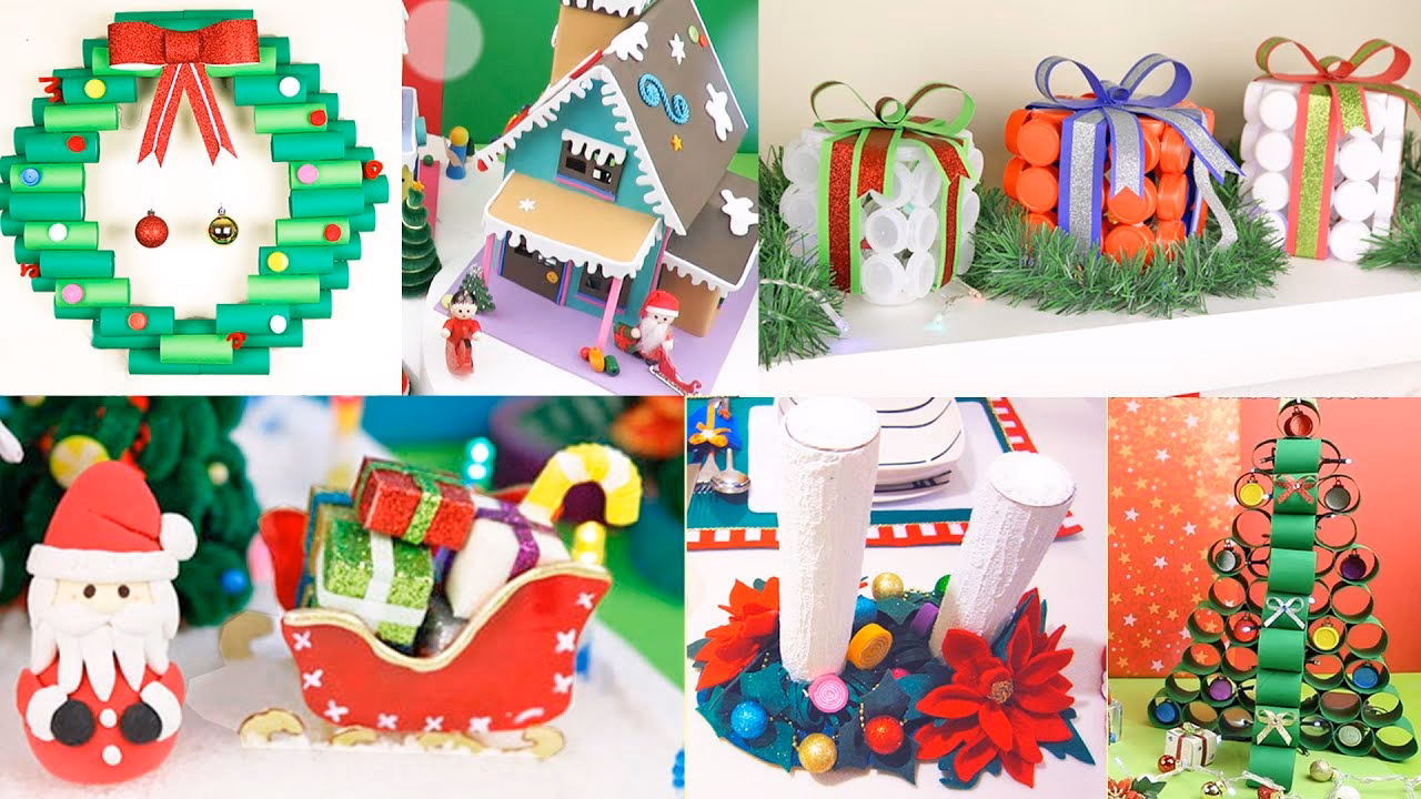 ¿Cuáles son los adornos de Navidad con material reciclado más complejos?