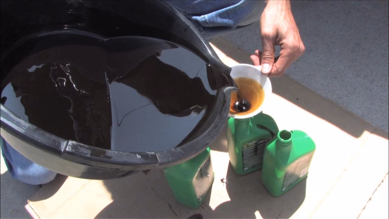 ¿Qué es el reciclaje de aceite para motor usado?