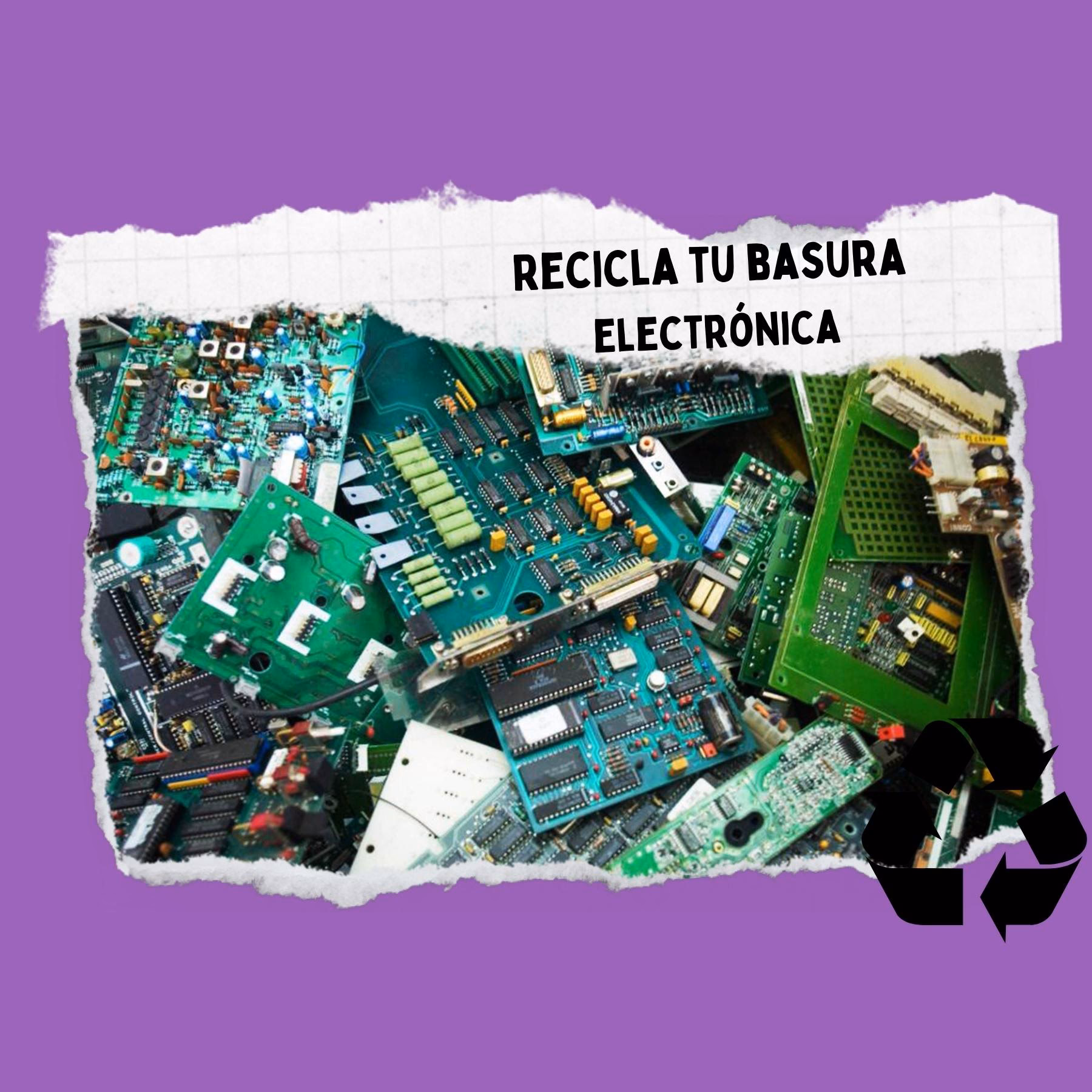 ¿Qué pasa si el desecho electrónico no es reciclado de forma segura?
