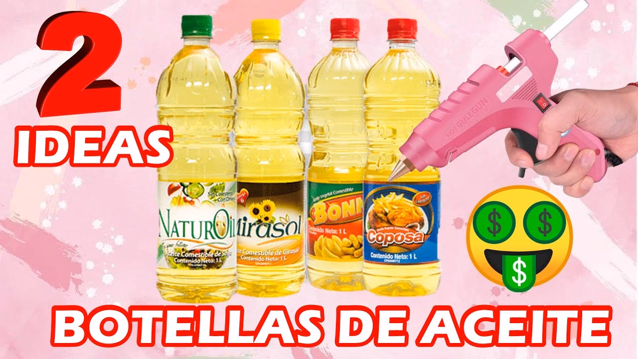 ¿Cómo hacer una botella de aceite?
