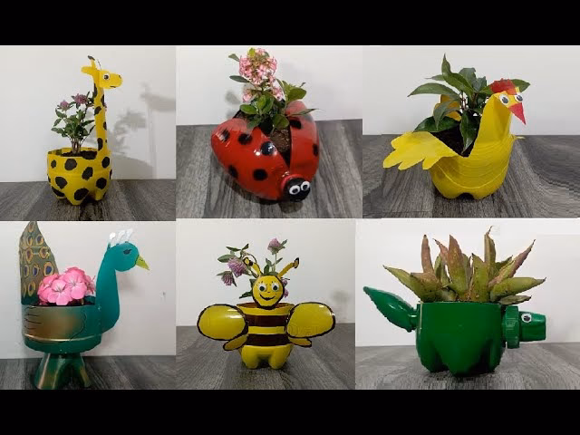 ¿Cómo convertir una botella de plástico en una maceta?