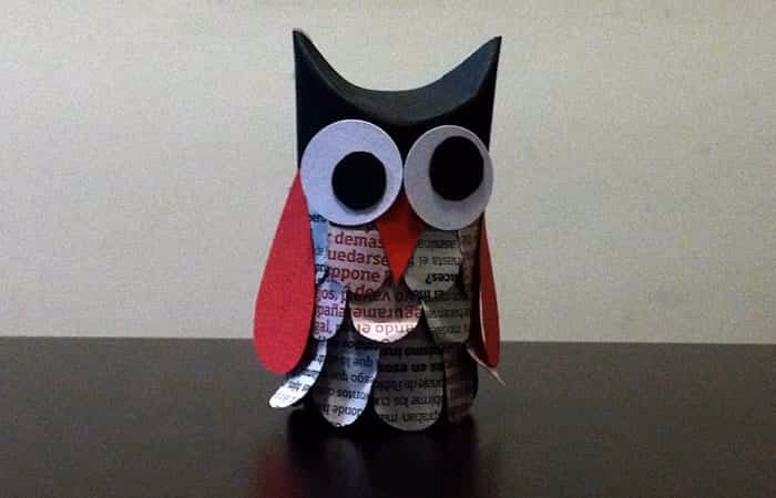 ¿Cómo pegar el búho?