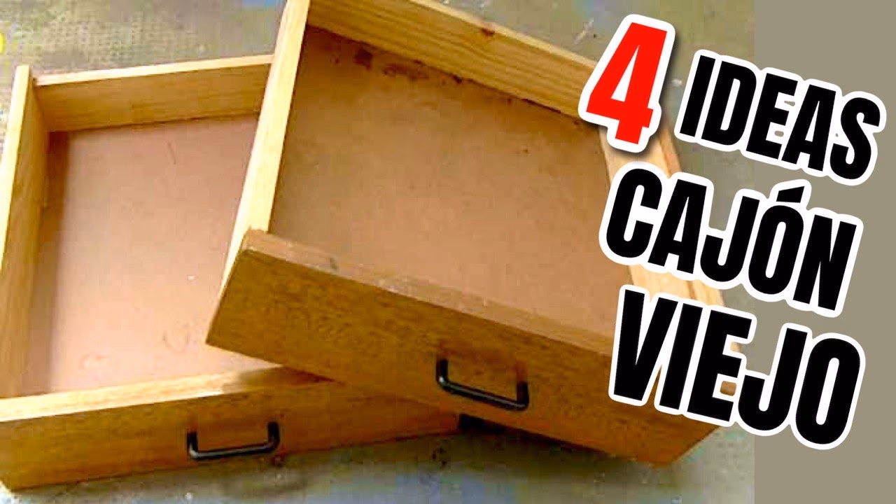 ¿Cómo se pueden reciclar los cajones de muebles viejos?