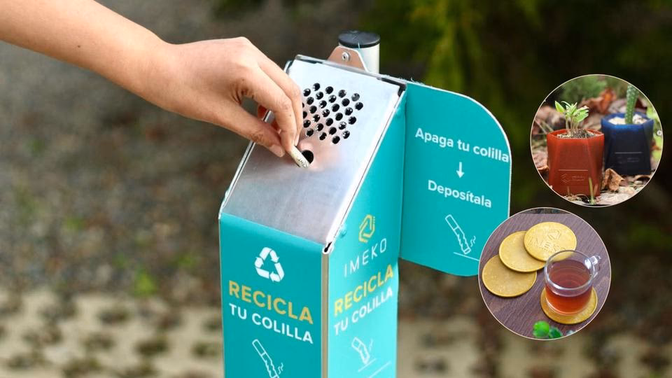 ¿Cuánto tiempo tarda el proceso de reciclaje de una colilla?