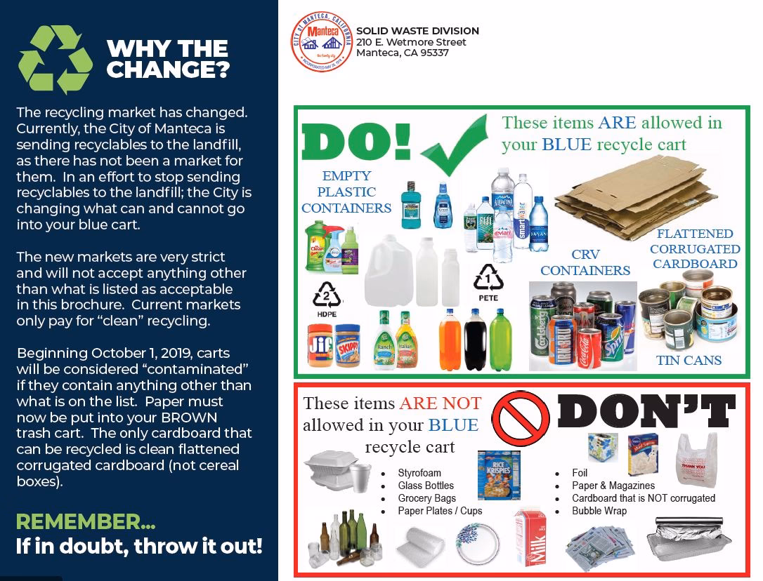 ¿Dónde se pueden dejar los materiales reciclables?