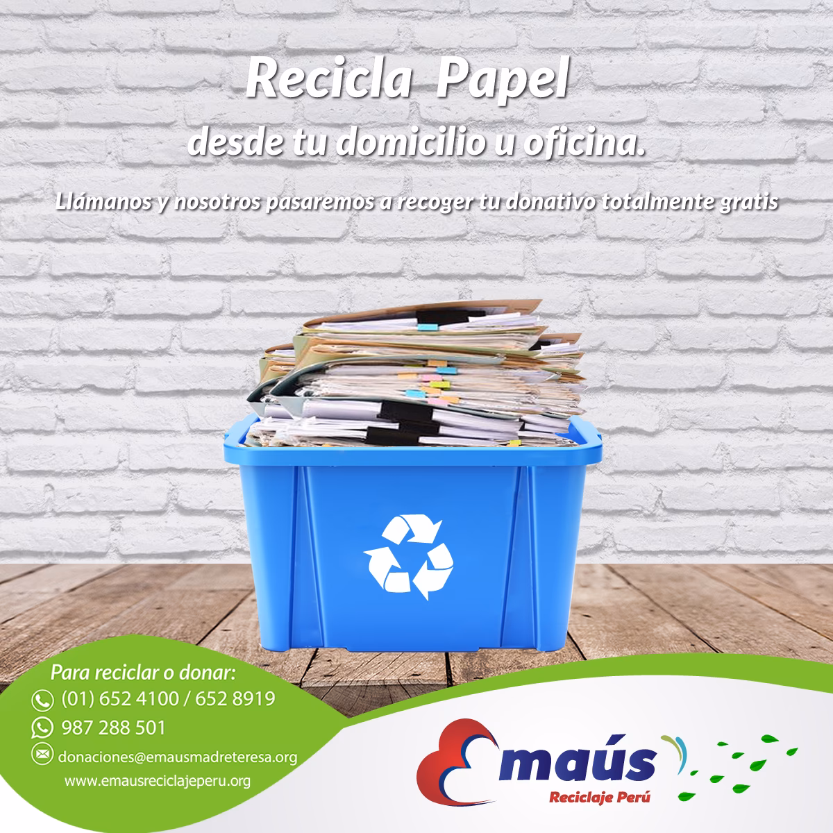¿Qué pasó con el reciclaje de papel en Perú?