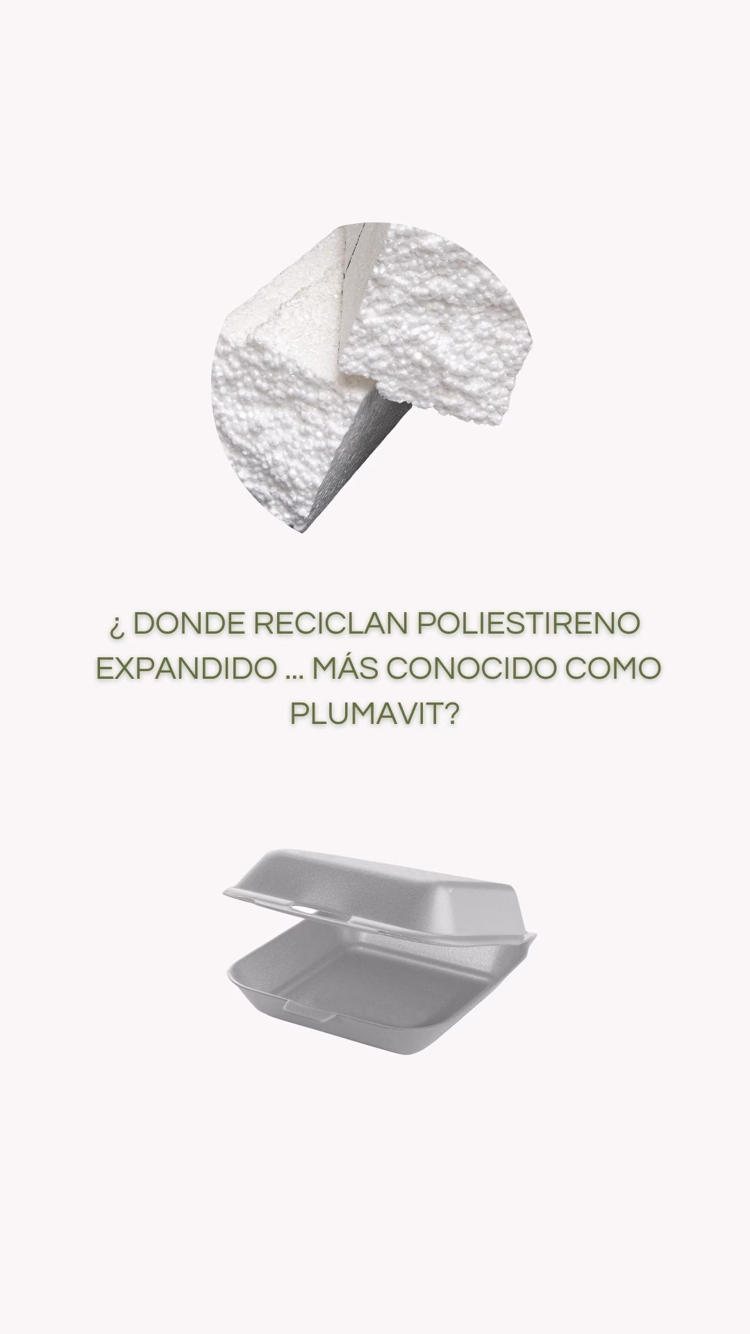 ¿Cuáles son las ventajas de la sustitución del poliestiren en el reciclado de residuos plásticos?