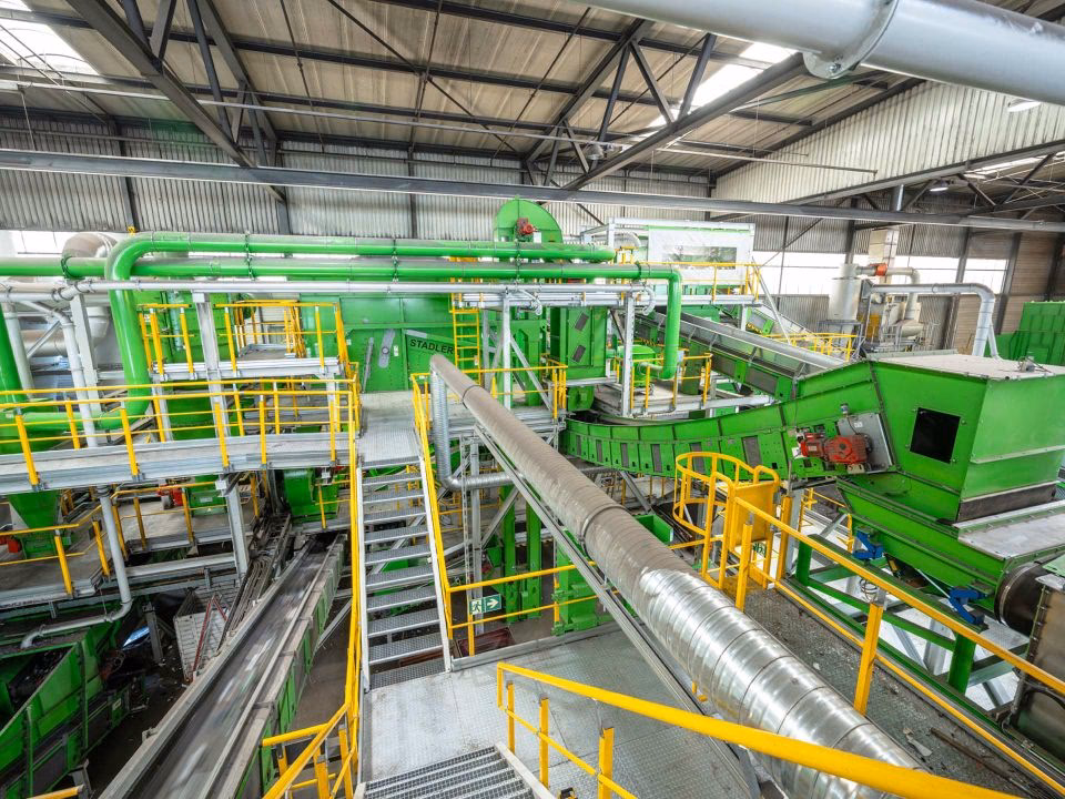 ¿Cómo funciona un centro de reciclaje en Suiza?