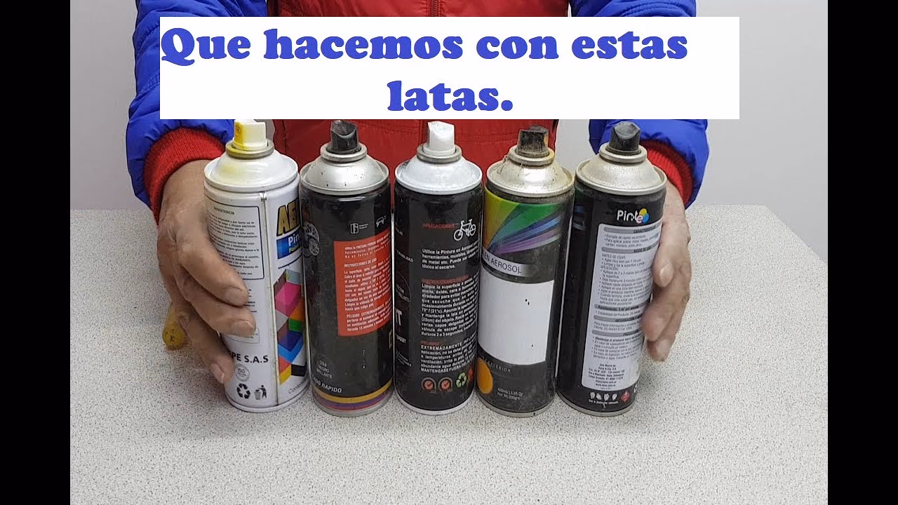 ¿Cómo diseñar una lata de aerosol?