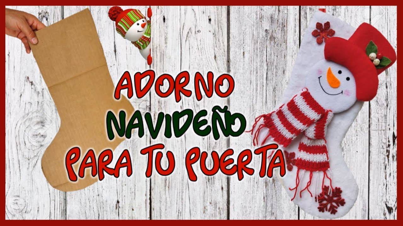 ¿Cómo hacer un regalo para la puerta de Navidad?