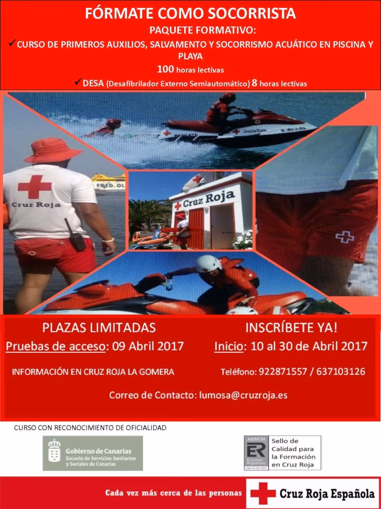 ¿Qué es el certificado de socorrista en el centro de la Cruz Roja?