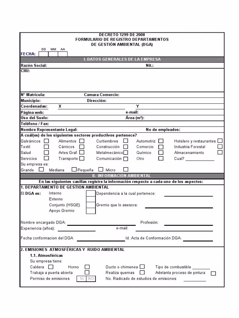 ¿Dónde se publicará el registro ambiental?
