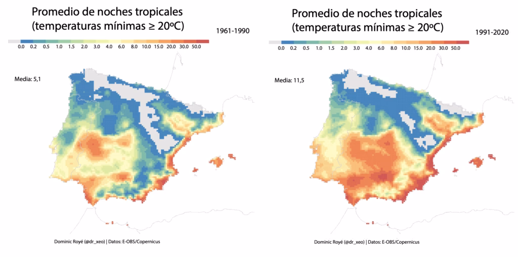 ¿Cuáles son los efectos del cambio climático en espaテアa?