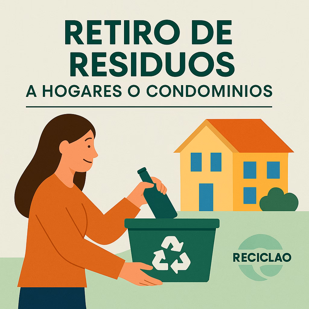¿Cuáles son los tipos de retiro de reciclaje a domicilio?