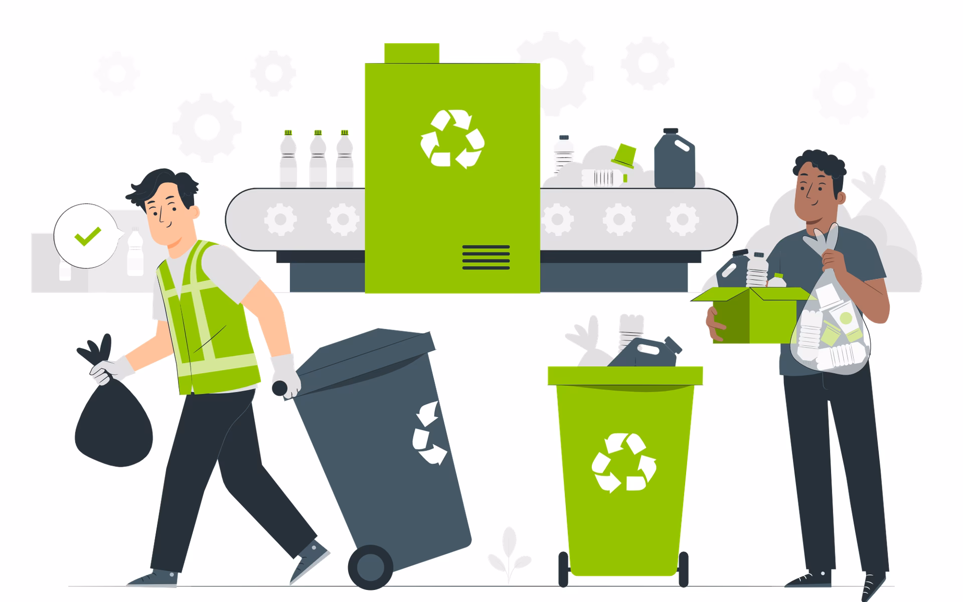 ¿Qué es el proceso de reciclar?