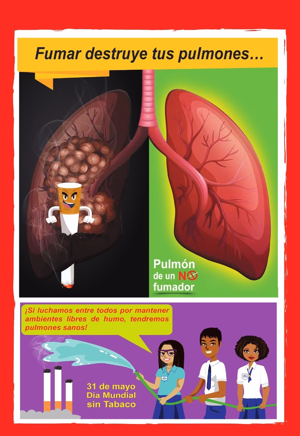 ¿Cuándo empiezan a fumar los pulmones?