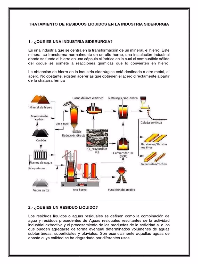 ¿Cuál es la diferencia entre siderurgia y química?