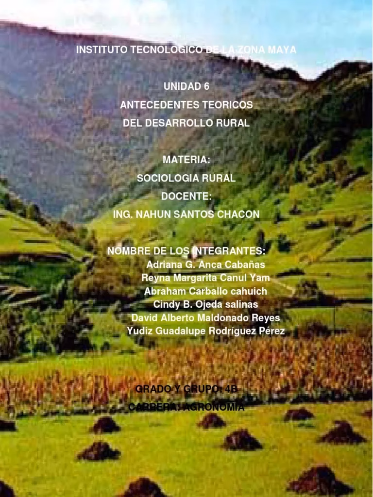 ¿Qué es la sociología y Desarrollo Rural?