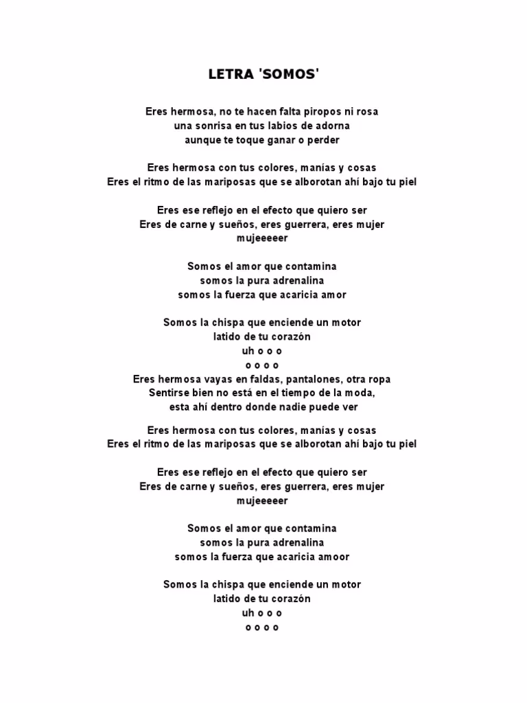 ¿Quién es el autor de la canción que somos amor?