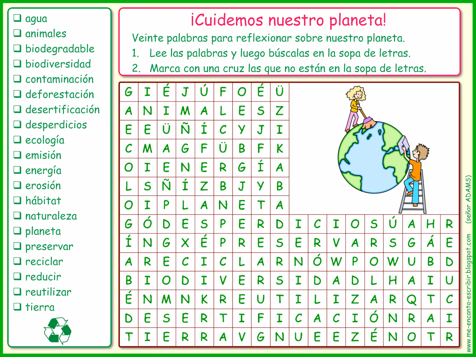 ¿Qué es la sopa de Letras de Geografía?