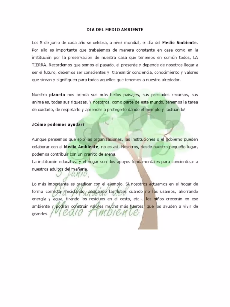 ¿Qué son las frases para discursos sobre el medio ambiente?