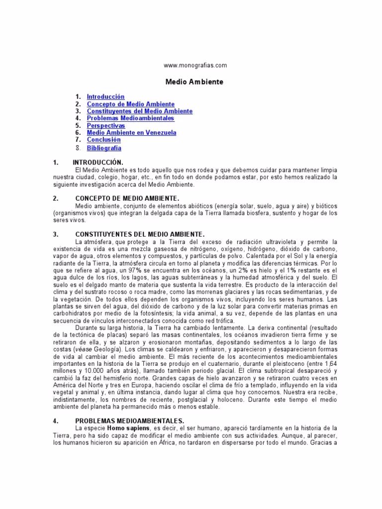 ¿Qué es la protección del Medio Ambiente?