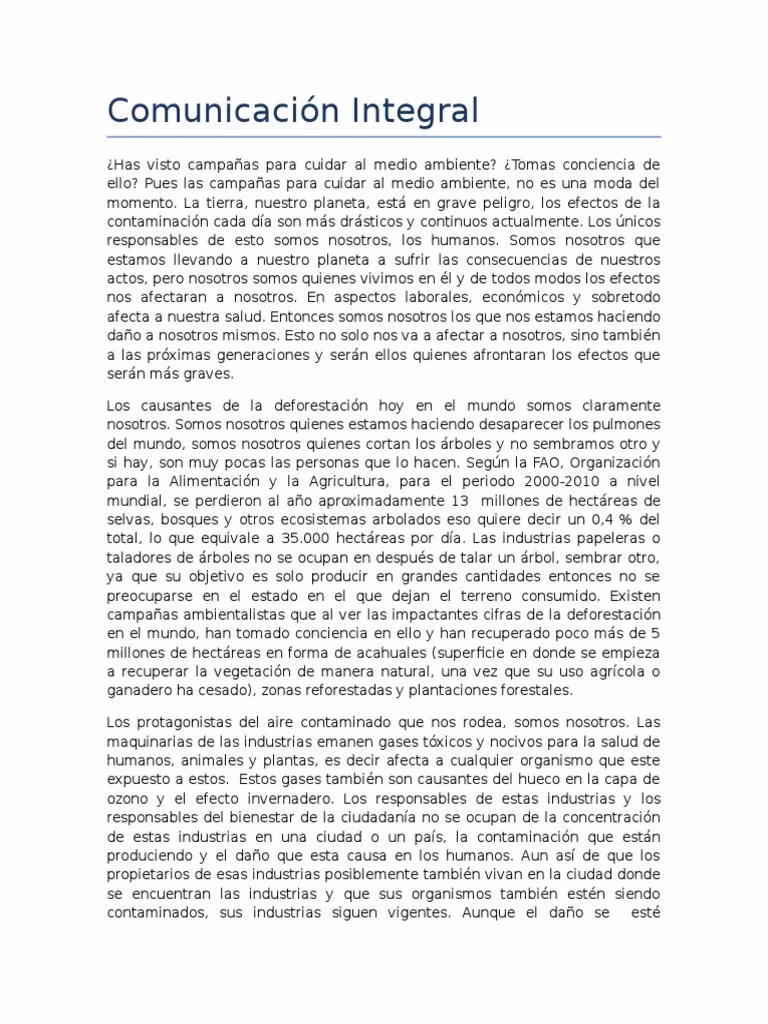 ¿Cuáles son los principales problemas que causa la contaminación sin manejo adecuado?