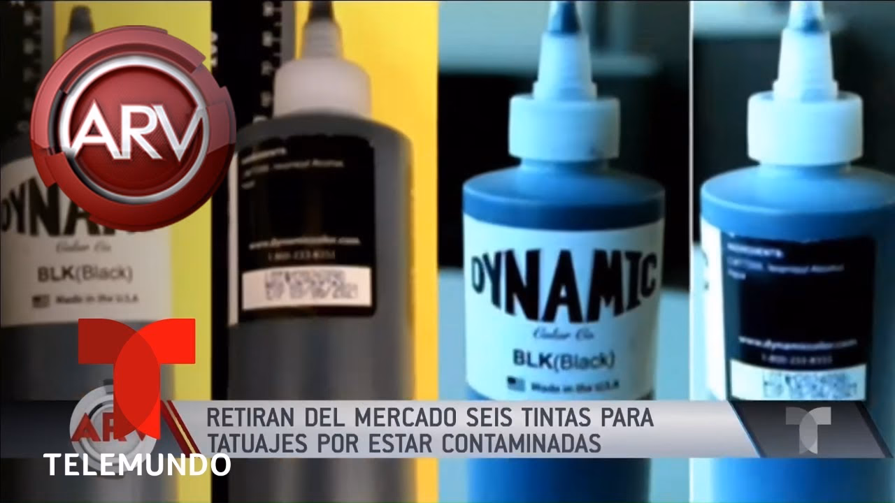 ¿Qué tan contaminadas son las tintas de tatuajes?
