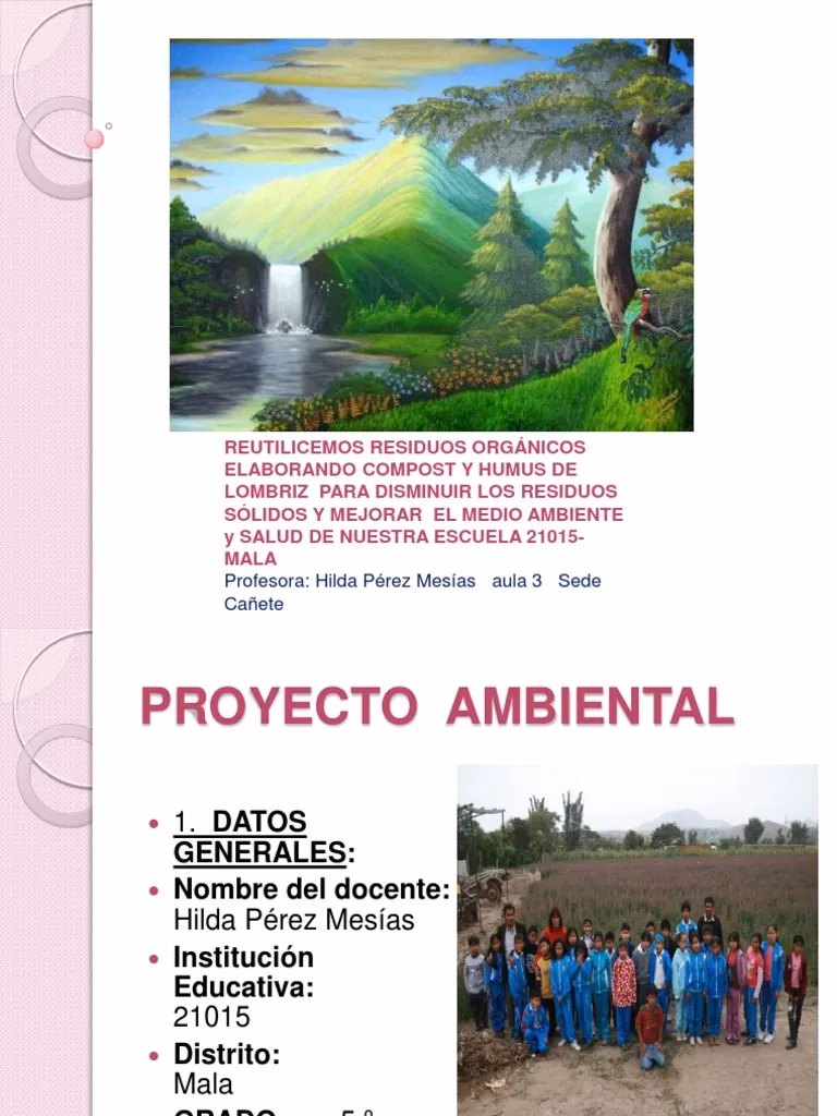 ¿Cuáles son los nombres creativos para proyectos ambientales?