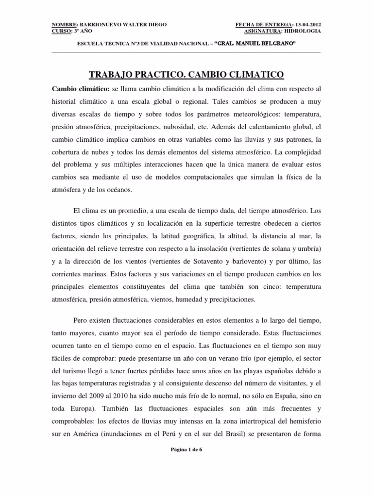 ¿Qué consecuencias trae el cambio climático?