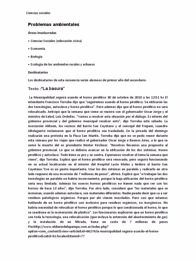 ¿Cómo mejorar las características ambientales de este territorio?