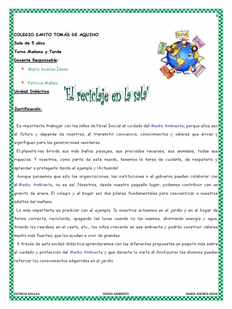 ¿Cuáles son los contenidos de la unidad didáctica de Ciencias Naturales?