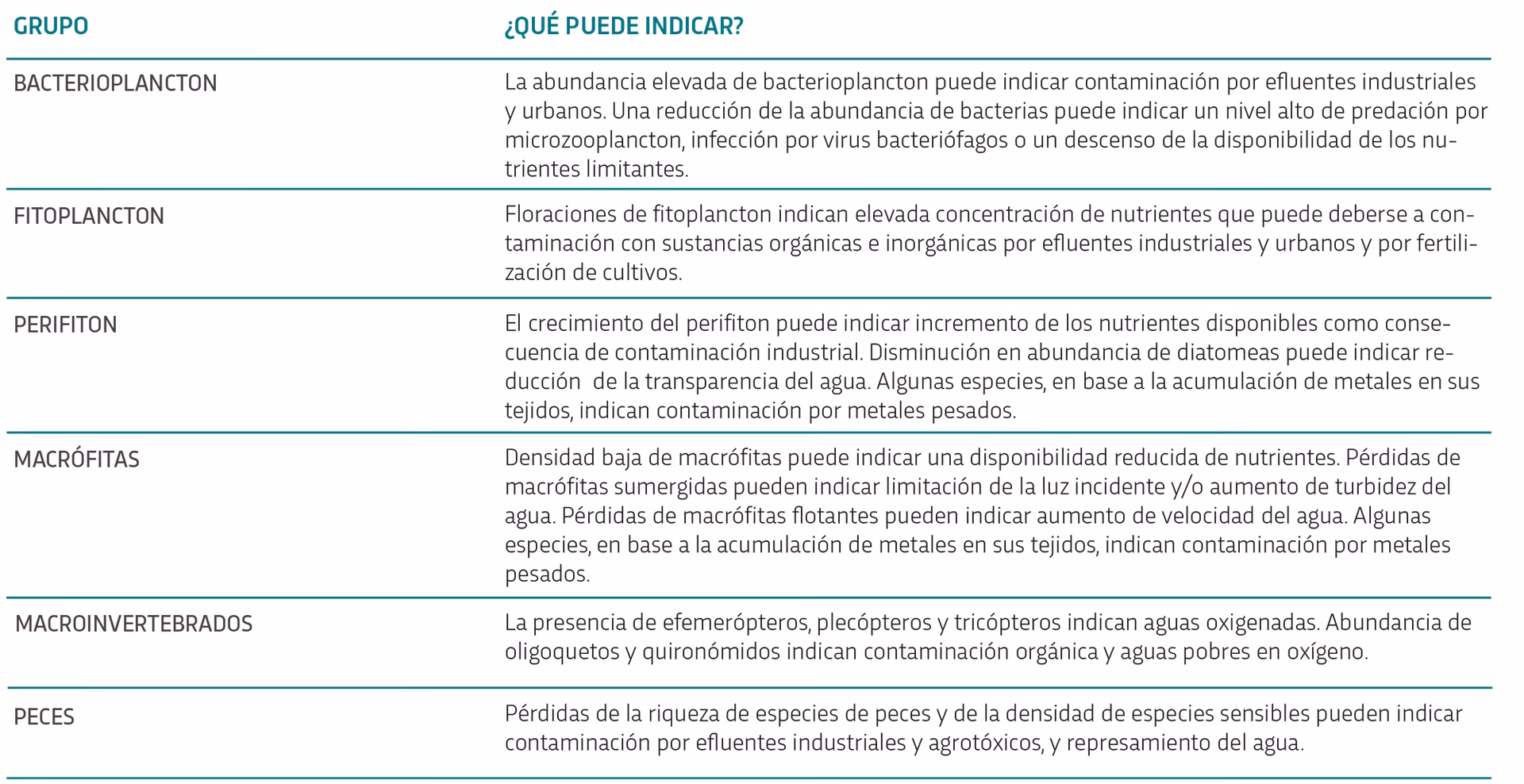 ¿Cómo afectan los contaminantes químicos y biológicos a la calidad del agua?