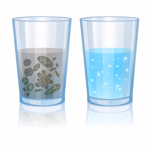 ¿Cómo se coloca el vaso de agua?